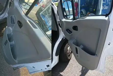 Camion de transport de farine nettoyé par Dôme Auto Clean