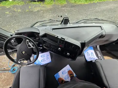 Véhicule de flotte remis en état sans quitter le parking