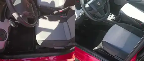 Résultat d'un nettoyage auto, état d'origine et état final