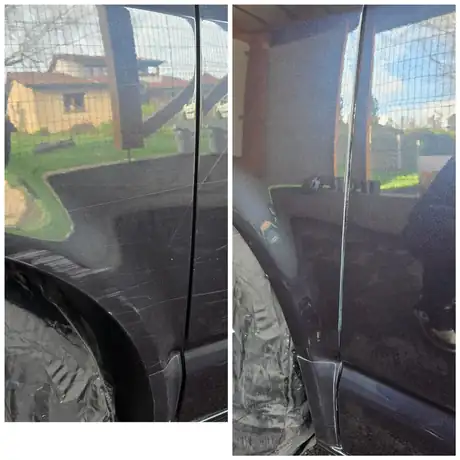 Comparaison avant et après un lavage à la main