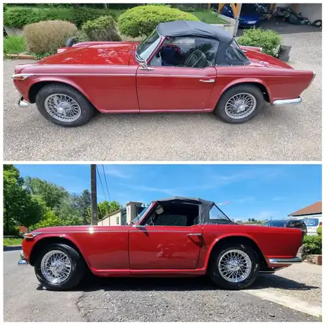 Comparaison avant et après un lavage à la main