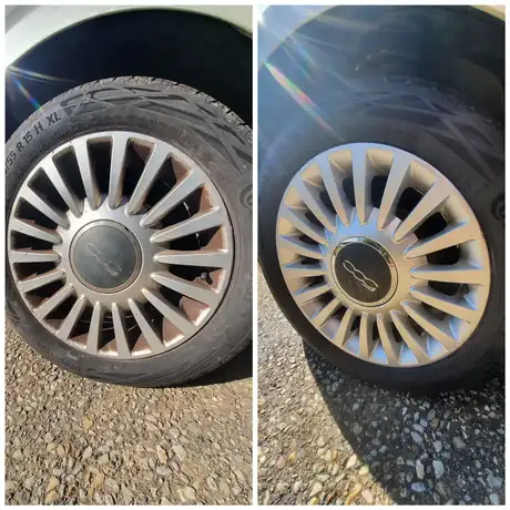 Comparaison avant et après un lavage à la main
